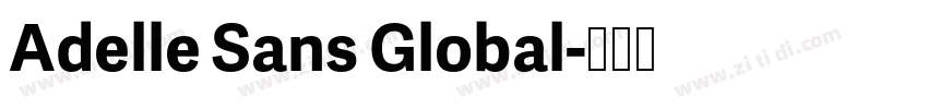 Adelle Sans Global字体转换